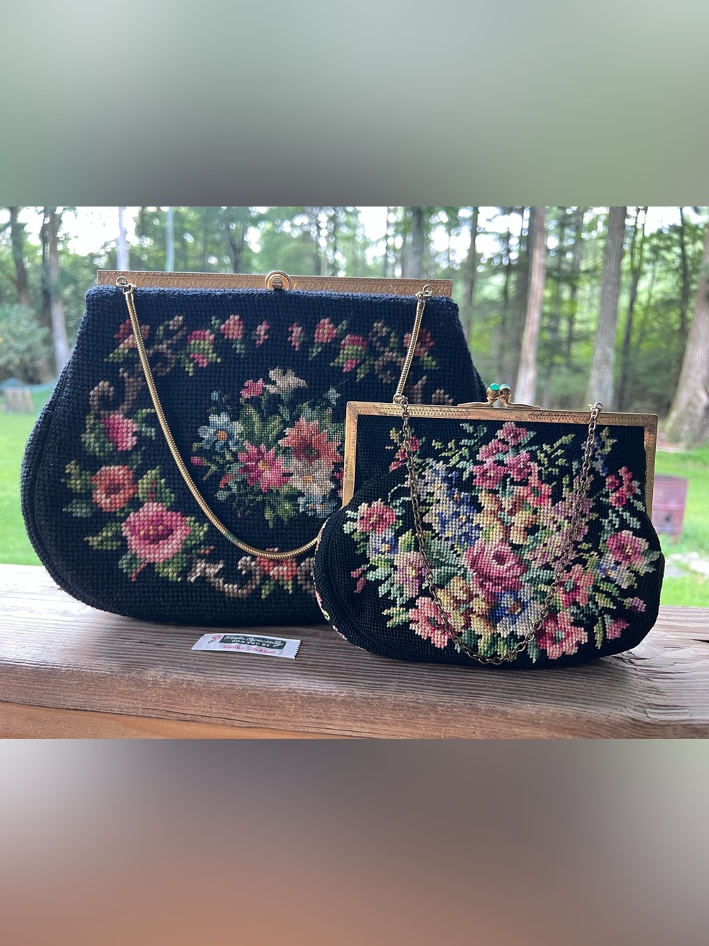 1950’s needlepoint purses